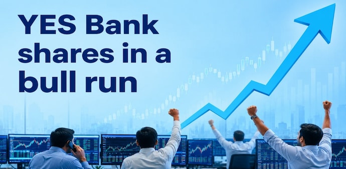 YES Bank stock has gained 33% from the 52-week low of Rs 17.19 reached on March 30, 2026. Pic source: (AI generated pic for representational purposes) YES Bank stock has gained 33% from the 52-week low of Rs 17.19 reached on March 30, 2026. Pic source: (AI generated pic for representational purposes)