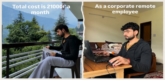 remote worker’s Instagram post revealed that his total monthly expenses in Manali come to around ₹21,000 remote worker’s Instagram post revealed that his total monthly expenses in Manali come to around ₹21,000