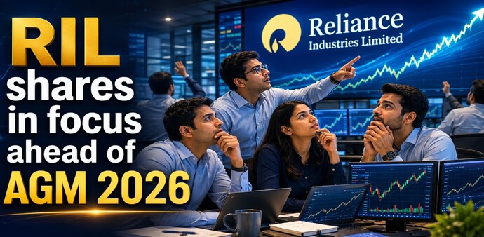 Reliance AGM 2026: The stock of the Mukesh Ambani-led firm has risen 5% in a week ahead of the key corporate event of India's largest firm by market capitalisation (Rs 17.96 lakh crore). Reliance AGM 2026: The stock of the Mukesh Ambani-led firm has risen 5% in a week ahead of the key corporate event of India's largest firm by market capitalisation (Rs 17.96 lakh crore).