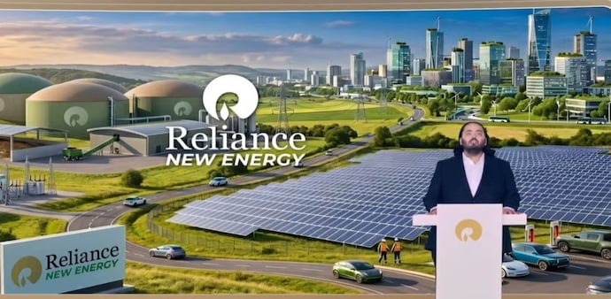 Anant Ambani said the company is developing a renewable energy hub across 5.5 lakh acre in the arid Kutch region. Anant Ambani said the company is developing a renewable energy hub across 5.5 lakh acre in the arid Kutch region.