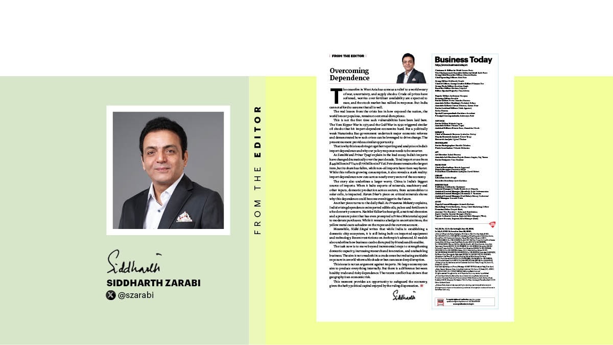 Overcoming Dependence: The Present Moment Provides an Opportunity to Reform and Strengthen the Economy