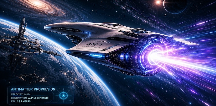 Antimatter propulsion refers to spacecraft engines that use the energy released during matter-antimatter annihilation to generate thrust. Antimatter propulsion refers to spacecraft engines that use the energy released during matter-antimatter annihilation to generate thrust.