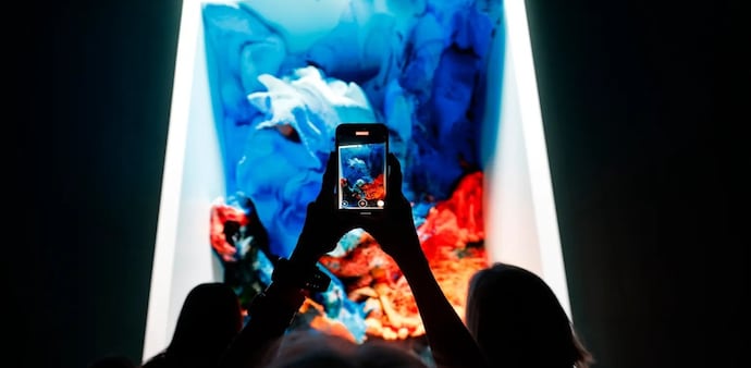 The artworks continuously evolve through AI systems, creating experiences that can change in real time rather than remaining static like traditional paintings or sculptures. (Photo: Getty) The artworks continuously evolve through AI systems, creating experiences that can change in real time rather than remaining static like traditional paintings or sculptures. (Photo: Getty)