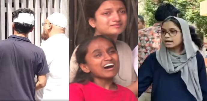 Stuck in a political rally, denied NEET entry: Bengaluru students' tears spark online storm Stuck in a political rally, denied NEET entry: Bengaluru students' tears spark online storm