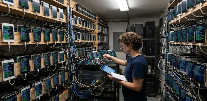 The initiative aims to create a cheaper and more environmentally friendly computing platform using retired smartphones. The initiative aims to create a cheaper and more environmentally friendly computing platform using retired smartphones.