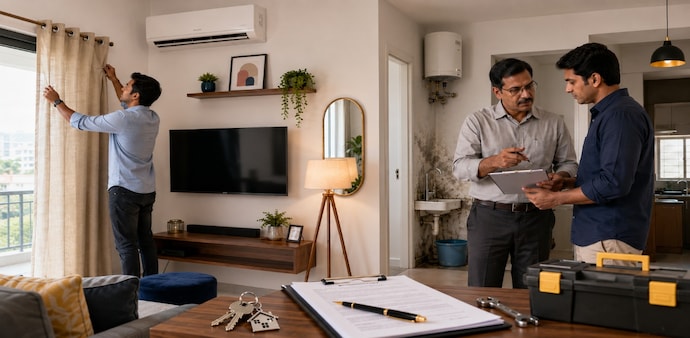Removable wallpapers, wall stickers, temporary partitions and storage units are also generally permissible. (AI generated image) Removable wallpapers, wall stickers, temporary partitions and storage units are also generally permissible. (AI generated image)