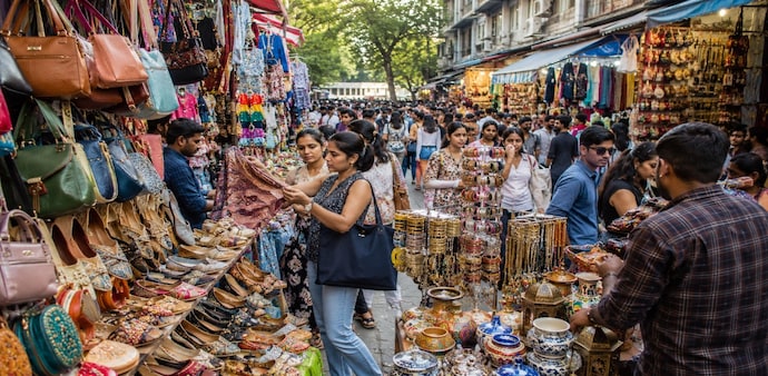 India’s budget-shopping map: 10 street markets for fashion, décor and local finds (AI-generated image) India’s budget-shopping map: 10 street markets for fashion, décor and local finds (AI-generated image)