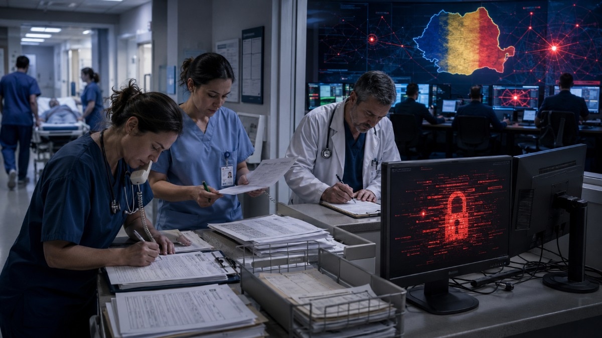 Cyber-chief Dan Cimpean made the decision to disconnect hospitals from the internet before the attackers could spread further.  (AI generated image)