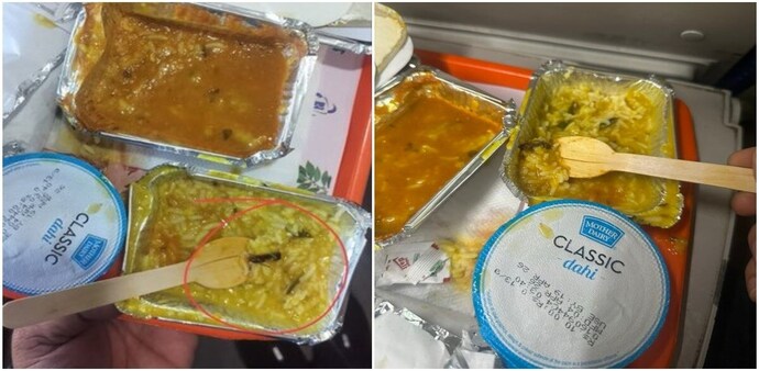 a passenger travelling on the Ahmedabad-Mumbai Tejas Rajdhani Express allegedly found a fly in the food served onboard a passenger travelling on the Ahmedabad-Mumbai Tejas Rajdhani Express allegedly found a fly in the food served onboard
