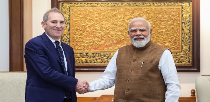 Amazon CEO Andy Jassy and India Prime Minister Narendra Modi Amazon CEO Andy Jassy and India Prime Minister Narendra Modi