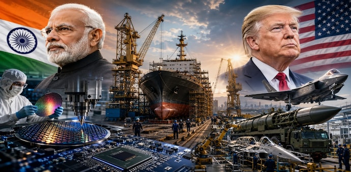 India has pushed aggressively to expand domestic manufacturing in strategically important sectors, including defence, semiconductors, and shipbuilding. (AI generated) India has pushed aggressively to expand domestic manufacturing in strategically important sectors, including defence, semiconductors, and shipbuilding. (AI generated)