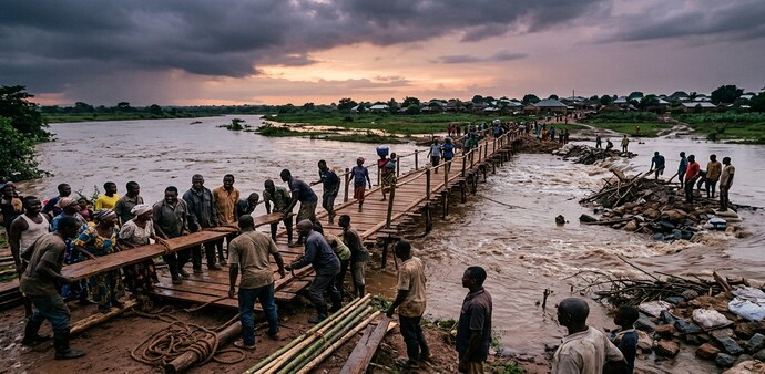 You cannot stop a flood by pretending the water isn't there; you can only navigate it by building structures that allow you to cross over to safer ground together. You cannot stop a flood by pretending the water isn't there; you can only navigate it by building structures that allow you to cross over to safer ground together.
