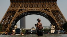 Why Europe's trains are failing: The hidden reason ACs can't cope as temperatures cross 40°C People cool off in the Trocadero Fountain near to the Eiffel Tower in Paris. (Photo: Reuters)