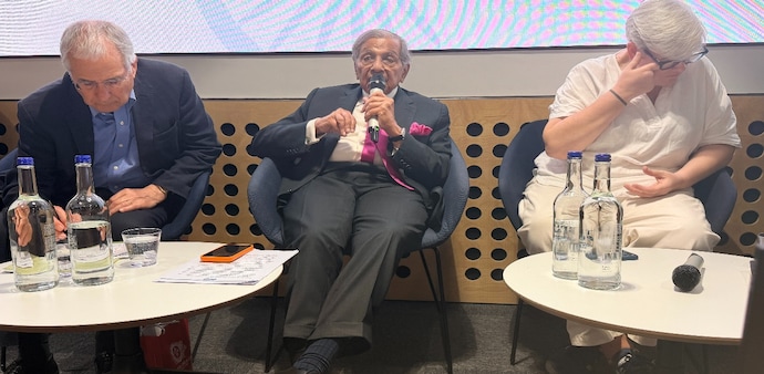 N K Singh said India has committed itself to two major long-term goals—becoming a Viksit Bharat by 2047 and achieving net-zero emissions by 2070. N K Singh said India has committed itself to two major long-term goals—becoming a Viksit Bharat by 2047 and achieving net-zero emissions by 2070.
