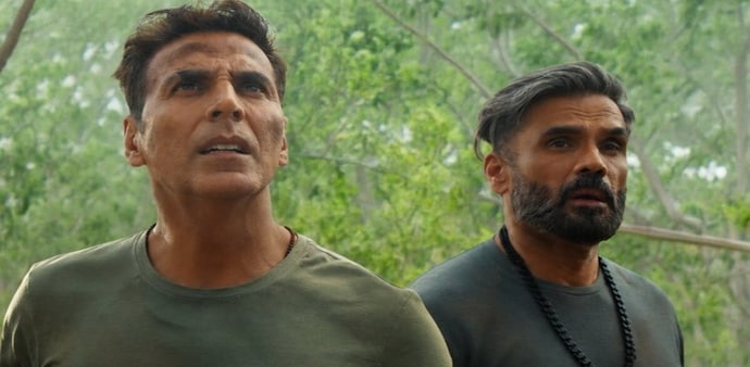 Directed by Ahmed Khan, the film focuses on a group of quirky people stuck in a dangerous jungle while shooting a 'fake' movie being made at a budget of ₹2,000 crore. Directed by Ahmed Khan, the film focuses on a group of quirky people stuck in a dangerous jungle while shooting a 'fake' movie being made at a budget of ₹2,000 crore.