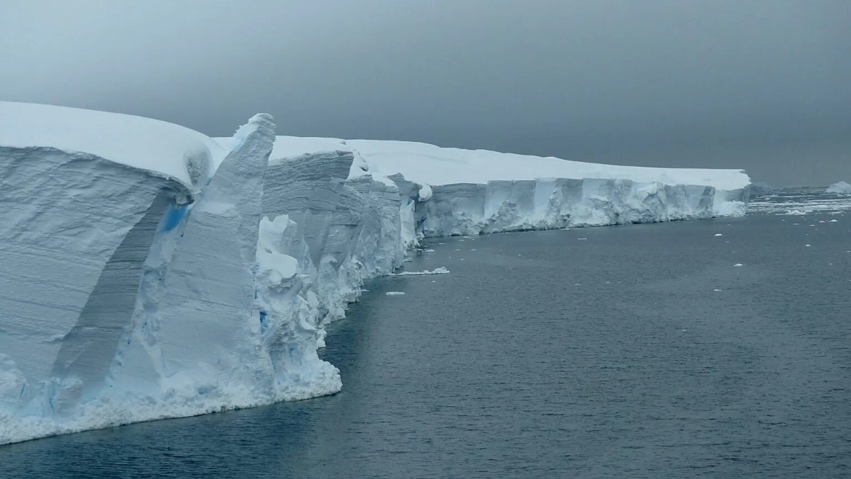 Scientists now warn that the eastern ice shelf of the Thwaites Glacier — often called the "Doomsday Glacier" — could break apart as early as next year.