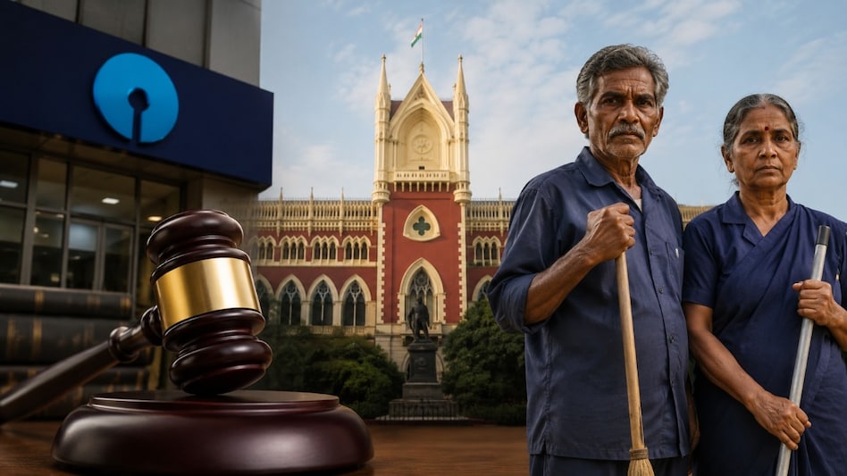 The two workers first moved the High Court in 1999, saying SBI had not made them permanent employees or given them the benefits given to temporary staff. The two workers first moved the High Court in 1999, saying SBI had not made them permanent employees or given them the benefits given to temporary staff.