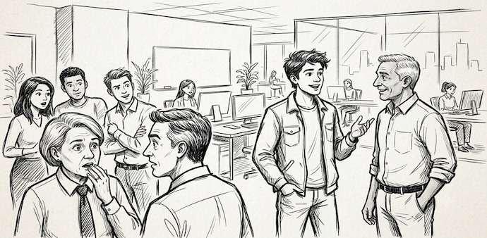 Soni also suggested that young professionals are often expected to embrace modern careers while avoiding modern conveniences. Soni also suggested that young professionals are often expected to embrace modern careers while avoiding modern conveniences.