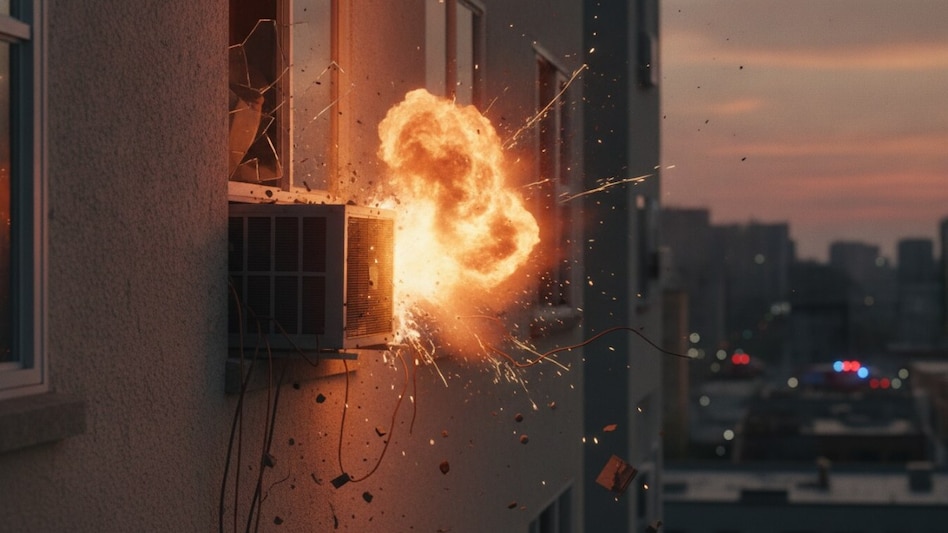 The Noida incident is one of several AC-related fires reported in Delhi-NCR this summer. The Noida incident is one of several AC-related fires reported in Delhi-NCR this summer.