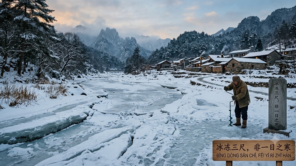 Just as ice needs repeated cold days to build, remarkable successes require sustained dedication.
