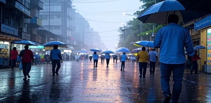 Pre-monsoon rain in mumbai Pre-monsoon rain in mumbai