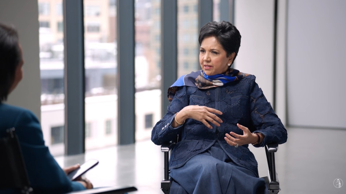 Indra Nooyi lauds the meritocratic system in the US