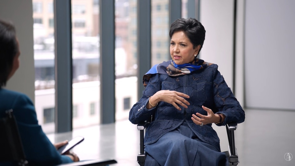 Indra Nooyi lauds the meritocratic system in the US Indra Nooyi lauds the meritocratic system in the US