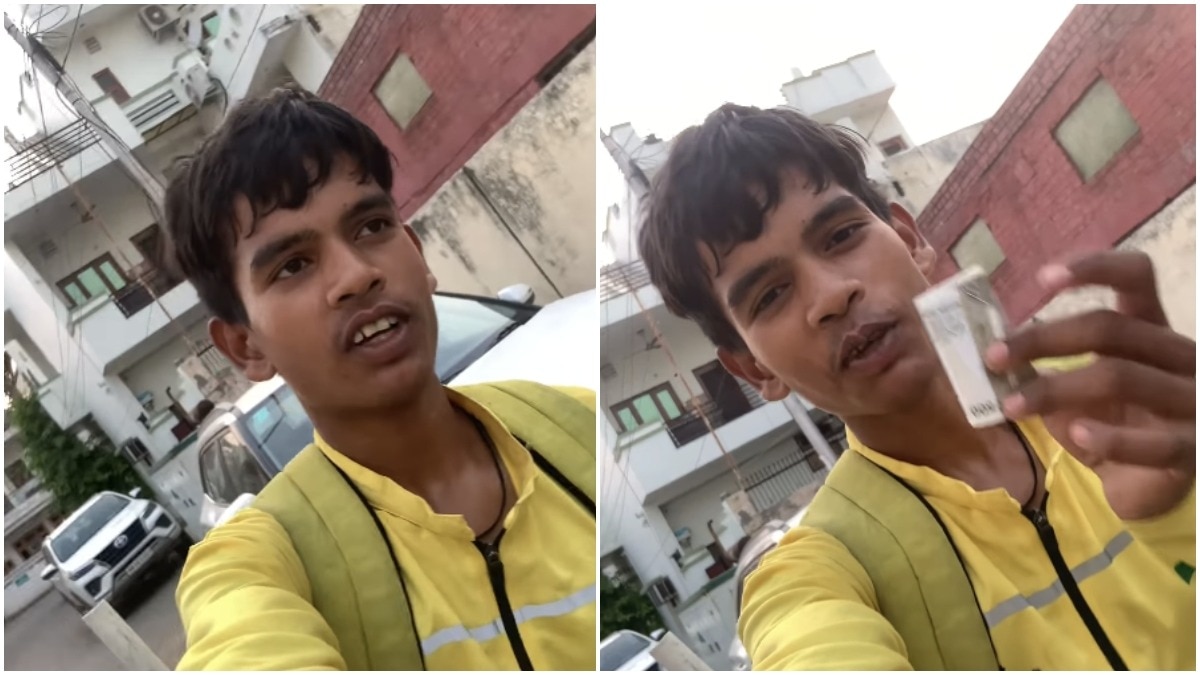 Blinkit rider's emotional reaction to getting a Rs 500 tip on Rs 15 order goes viral