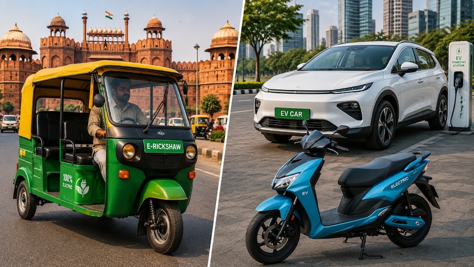 E-Rickshaw and EV Vehicles (AI Generated) E-Rickshaw and EV Vehicles (AI Generated)
