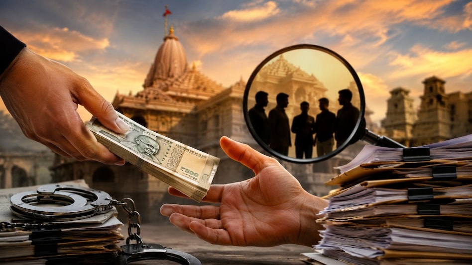 The alleged misappropriation of donations at the Ram Temple surfaced on June 7. The alleged misappropriation of donations at the Ram Temple surfaced on June 7.
