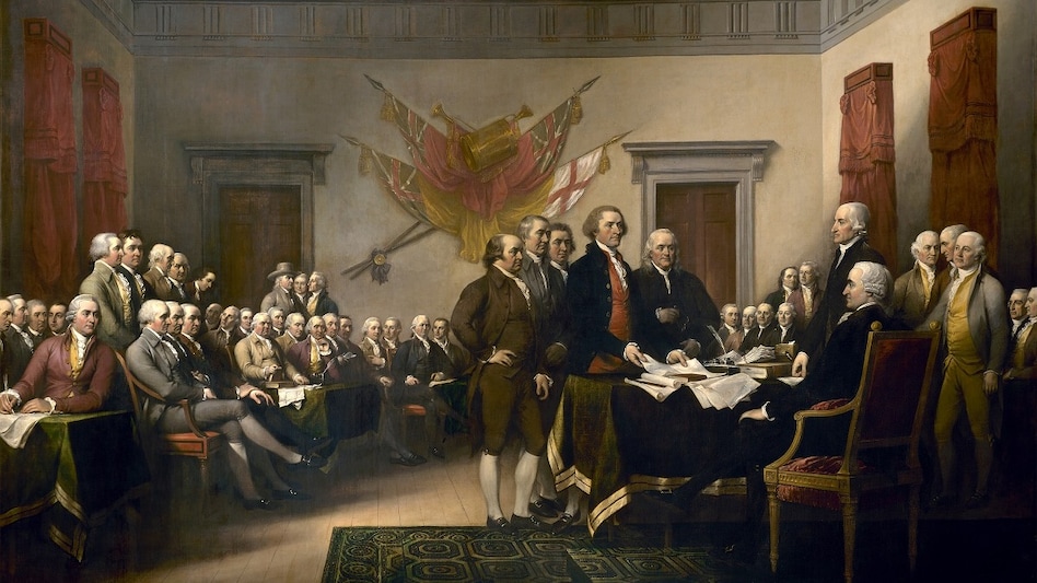 Another enduring myth is that all 56 delegates gathered on July 4 to sign the Declaration. Historical records show that this did not happen. Another enduring myth is that all 56 delegates gathered on July 4 to sign the Declaration. Historical records show that this did not happen.