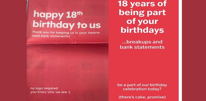 One red page, no logo: This18th birthday ad leaves the internet divided One red page, no logo: This18th birthday ad leaves the internet divided