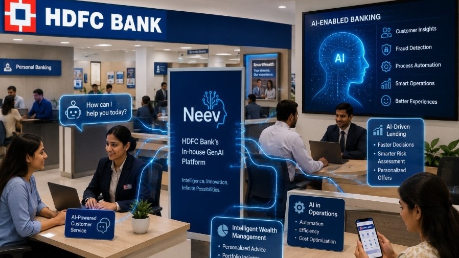 HDFC said NEEV will reduce the complexity of adopting AI by giving employees a shared infrastructure instead of requiring each department to build separate AI systems.