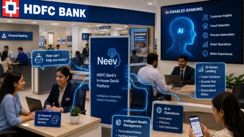 HDFC said NEEV will reduce the complexity of adopting AI by giving employees a shared infrastructure instead of requiring each department to build separate AI systems. HDFC said NEEV will reduce the complexity of adopting AI by giving employees a shared infrastructure instead of requiring each department to build separate AI systems.