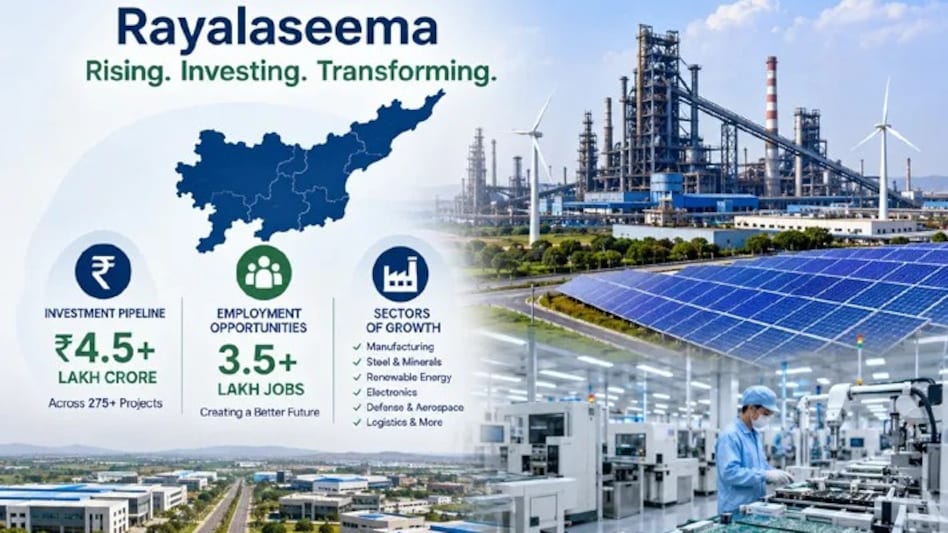 Rayalaseema is rapidly emerging as one of Andhra Pradesh's fastest-growing industrial Rayalaseema is rapidly emerging as one of Andhra Pradesh's fastest-growing industrial
