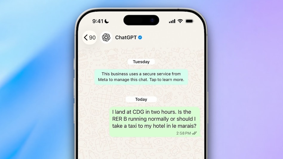 ChatGPT makes a comeback to WhatsApp after 6 months of ban. Here's what you need to know. ChatGPT makes a comeback to WhatsApp after 6 months of ban. Here's what you need to know.