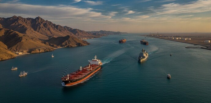 Iran is sneaking ships through the Strait of Hormuz (Representative image) Iran is sneaking ships through the Strait of Hormuz (Representative image)