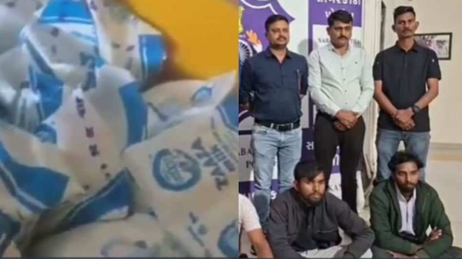 खाद मिलाकर बन रहा था दूध खाद मिलाकर बन रहा था दूध