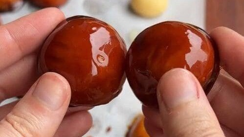 Brazilian sweet called Bala Baiana