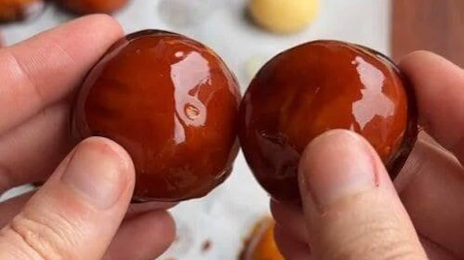 Brazilian sweet called Bala Baiana Brazilian sweet called Bala Baiana