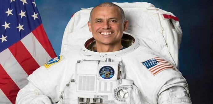 Nasa astronaut Anil Menon, who launches to the International Space Station on July 14, pictured at Nasa's Johnson Space Center in Houston ahead of his first spaceflight. (Photo: Nasa) Nasa astronaut Anil Menon, who launches to the International Space Station on July 14, pictured at Nasa's Johnson Space Center in Houston ahead of his first spaceflight. (Photo: Nasa)