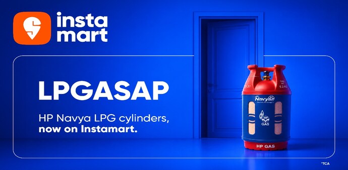 Swiggy Instamart has partnered with HPCL to deliver LPG cylinders in minutes Swiggy Instamart has partnered with HPCL to deliver LPG cylinders in minutes