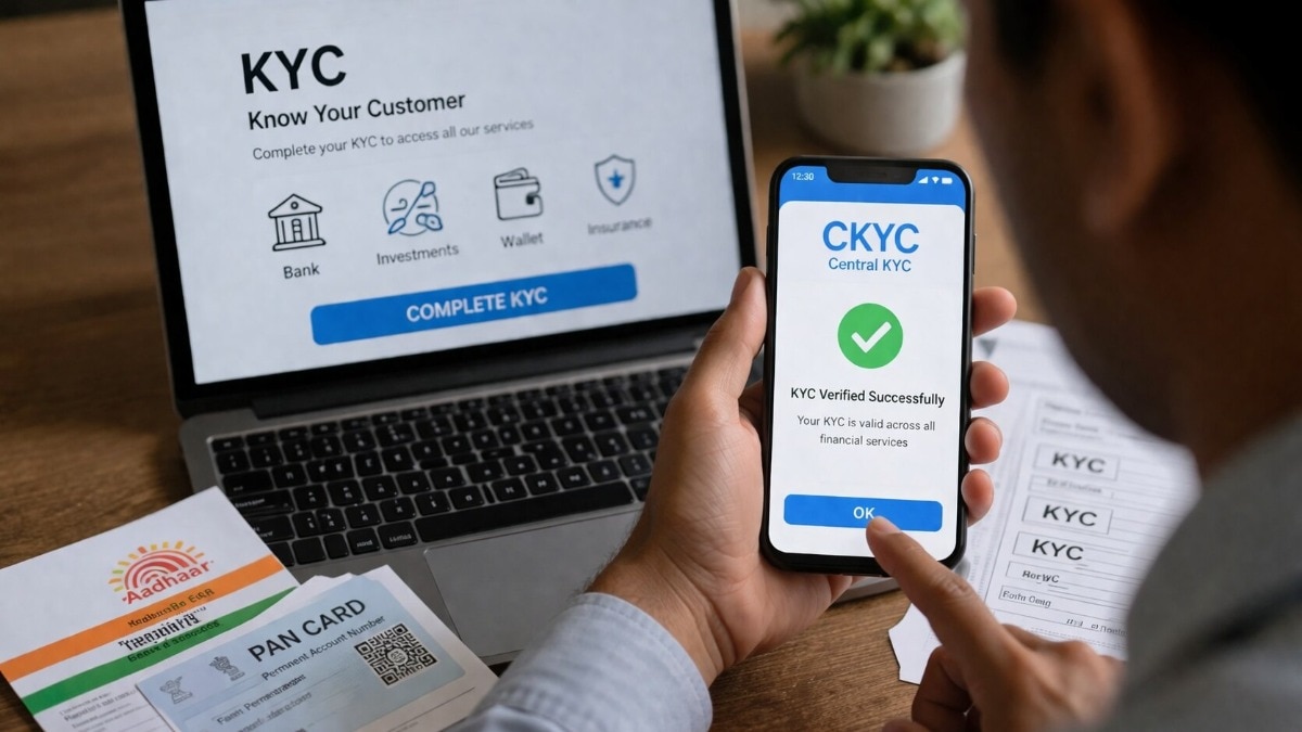A CKYC number is a unique 14-digit number linked to a customer's KYC details.
