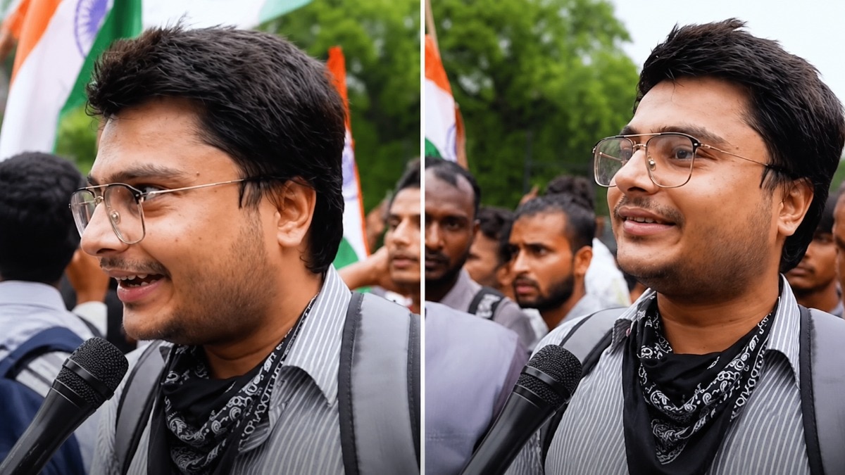 The protests are being held to demand the resignation of Union Education Minister Dharmendra Pradhan over the controversy.