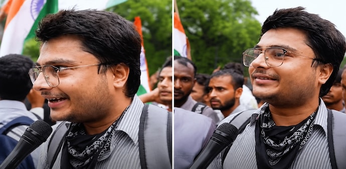 The protests are being held to demand the resignation of Union Education Minister Dharmendra Pradhan over the controversy. The protests are being held to demand the resignation of Union Education Minister Dharmendra Pradhan over the controversy.