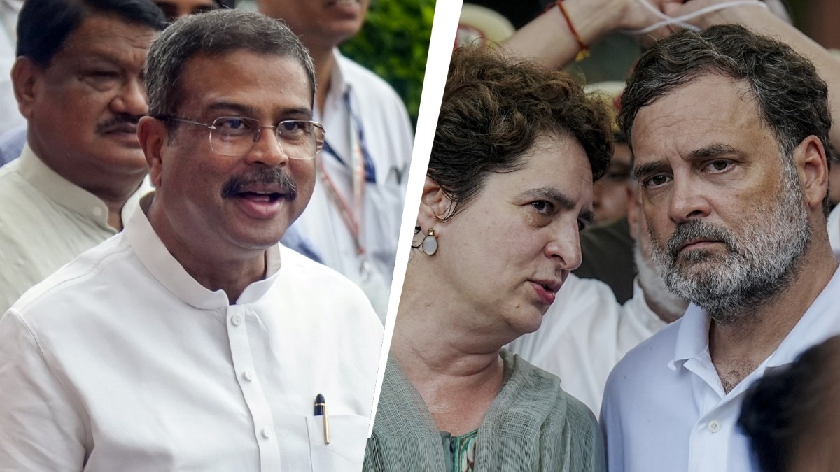 Students' protest: Dharmendra Pradhan blames Congress for “manufacturing confrontation”