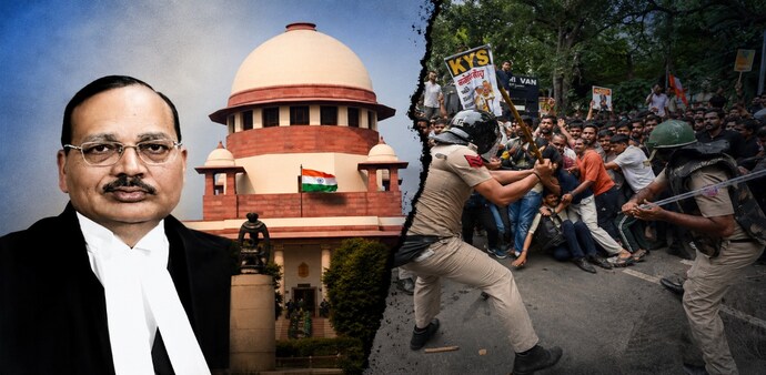 CJP protest news: Plea in SC over alleged violence by Delhi Police, CJI Surya Kant says 'not interested' CJP protest news: Plea in SC over alleged violence by Delhi Police, CJI Surya Kant says 'not interested'