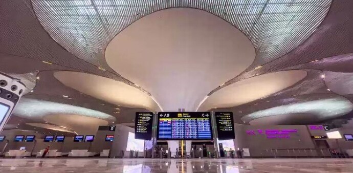 Adani operates eight airports, including Navi Mumbai and Mumbai, while GMR Group operates five, including Delhi and Hyderabad. Adani operates eight airports, including Navi Mumbai and Mumbai, while GMR Group operates five, including Delhi and Hyderabad.