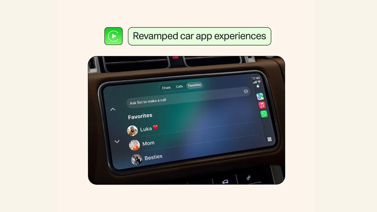 WhatsApp rolls out upgraded CarPlay, iPad account setup and other updates