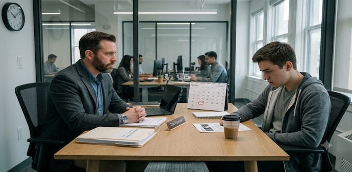 a founder is firing his employee just after 2 days of working a founder is firing his employee just after 2 days of working